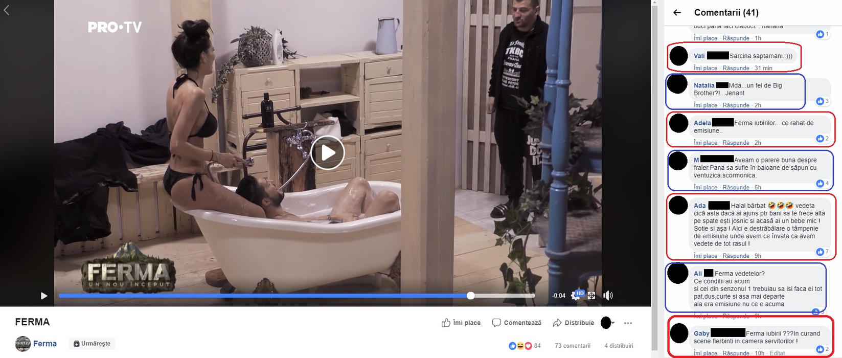 Scene compromițătoare la “Ferma”! Căsătorit și cu 2 copii, Jorge a fost filmat dezbrăcat în cadă cu Miss România