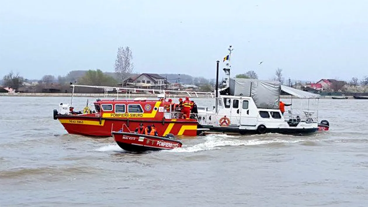 Ultima oră. Accident naval în Tulcea, echipajele ISU au intervenit de urgență