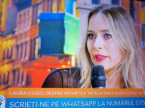 Laura Cosoi, dezvăluiri în premieră despre ultimele clipe din viața tatălui ei mort de COVID: ”S-a uitat la mine și mi-a mulțumit pentru tot!”