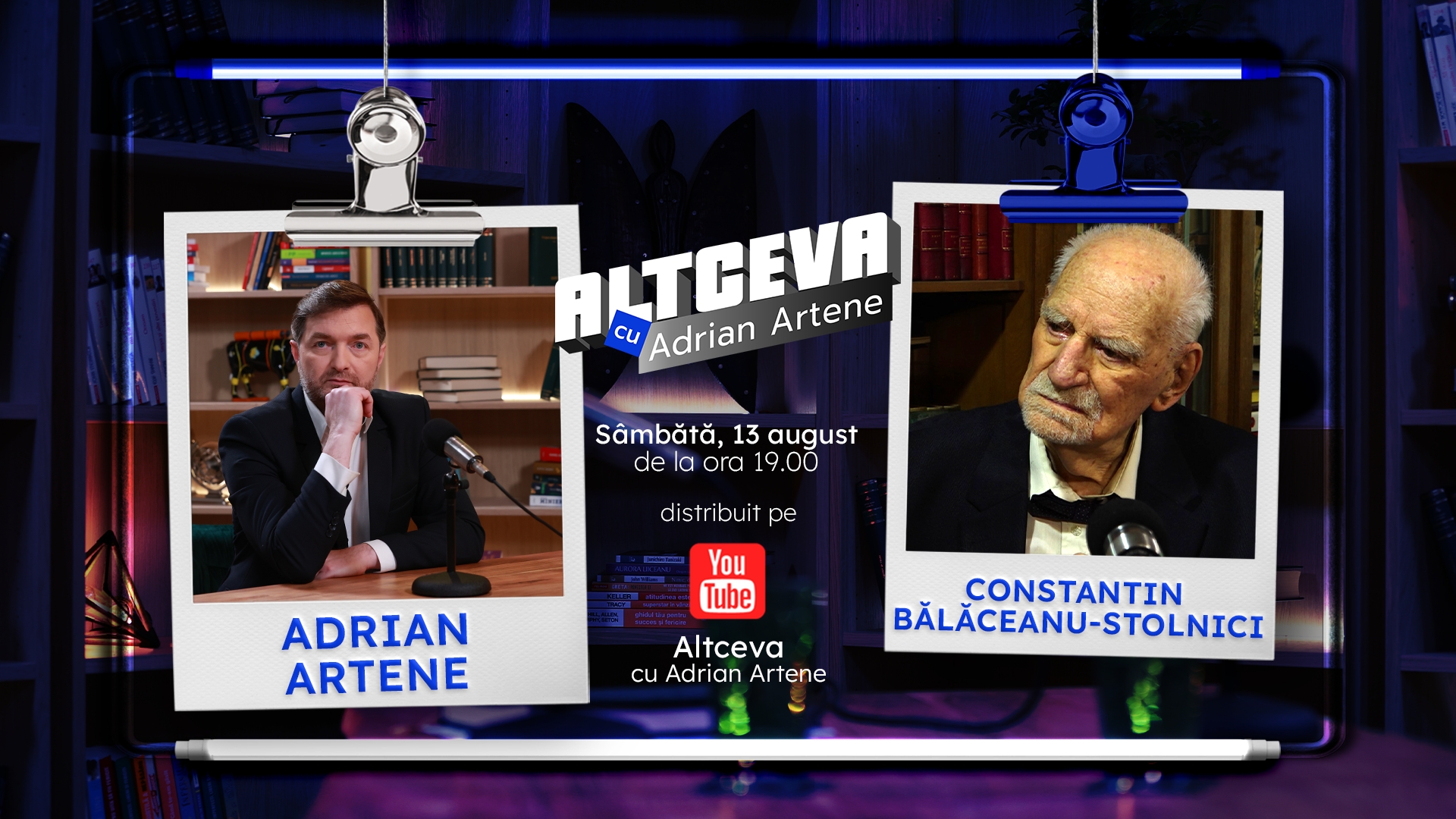 Constantin Bălăceanu-Stolnici este invitat la podcastul ALTCEVA cu Adrian Artene