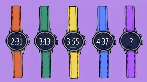 Test de inteligență | Dacă primele 4 ceasuri arată 2:31, 3:13, 3:55 și 4:37, ce oră indică al cincilea ceas?