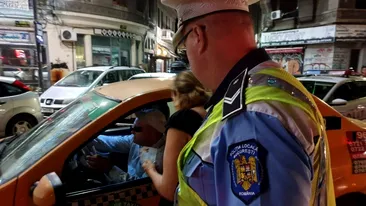 Ce a pățit acest taximetrist din Centrul Vechi din București, după ce a refuzat să o ia pe femeia din imagine