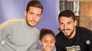 Nicuşor Stanciu şi Alexandru Chipciu, idoli pentru micuţii suporteri de la Anderlecht 