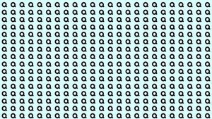 Test de inteligență | Identificați singura literă O ascunsă printre Q-uri, în cel mult 15 secunde