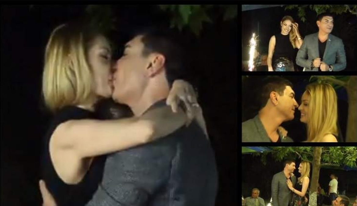Primele imagini de la petrecerea dată în ziua eliberării lui Cristi Borcea. El și Valentina Pelinel au stat tot timpul îmbrățișați