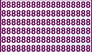 Test de inteligență | În acest șir de numere '8' se ascunde un intrus. Găsește-l 10 secunde!