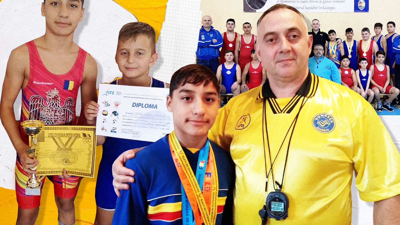 El e micul luptător de aur din Giurgiu care “vânează” o medalie olimpică