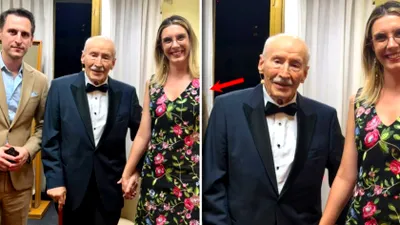 USR-iștii se scot unii pe alții din poze. Diana Buzoianu și-a eliminat un coleg de partid, dintr-o poză cu Victor Rebengiuc. Din poza de 3 au mai rămas 2 și un umăr