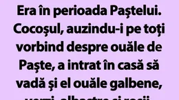 Bancul de Paște | Ce fac cocoșii în prima zi de Paște?