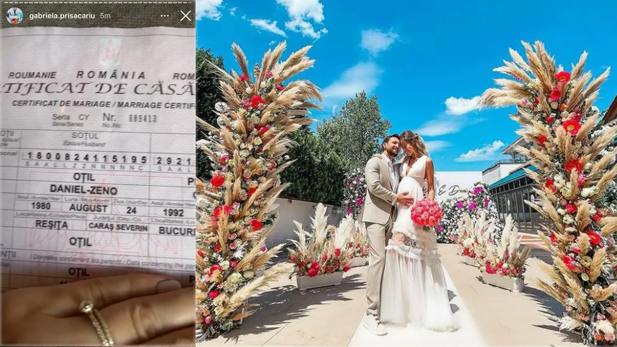 Reacția lui Dani Oțil atunci când a semnat actul de căsătorie. Fanii s-au distrat copios