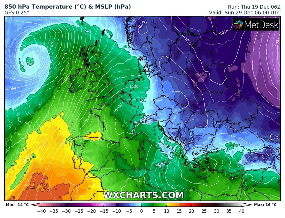 ANM, în alertă! Un ciclon mediteranean gigantic ajunge în România. Sunt anunțate ninsori viscolite și temperaturi foarte mici