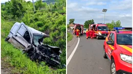 Sfârșit tragic pentru un șofer în ziua de Paște! A ignorat culoare roșie a semaforului și a fost spulberat de tren