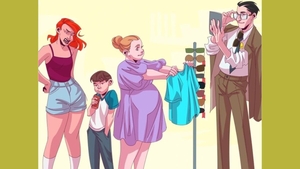 Test de inteligență exclusiv pentru genii | Găsiți hoțul! Care dintre aceste 4 persoane tocmai a furat ceva din mall?