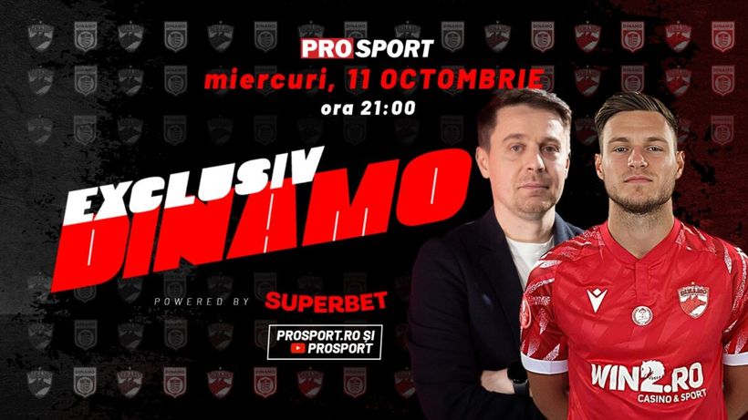Ediție de gală EXCLUSIV DINAMO. Dennis Politic, jucătorul care a impresionat după ce a semnat cu formația lui Ovidiu Burcă, vine în emisiunea moderată de jurnalistul Cătălin Mureșanu