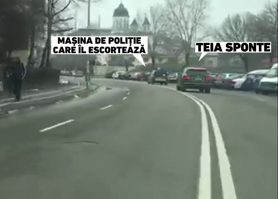 Poliția Locală i-a deschis calea lui Teia Sponte la înmormântarea tatălui lui Reghe