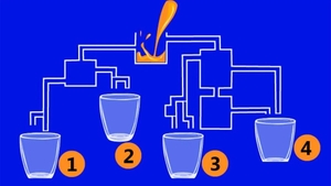 Test IQ doar pentru genii | Care dintre aceste 4 pahare se va umple primul?