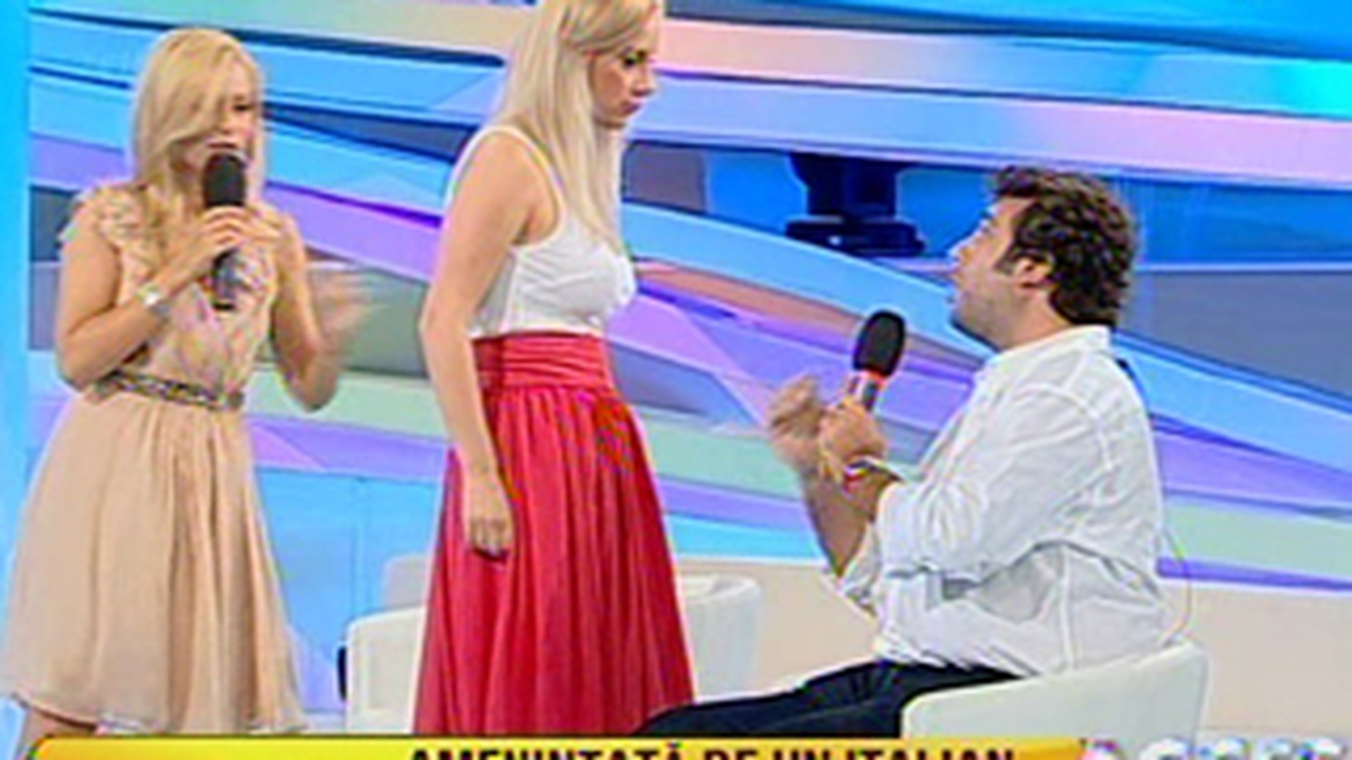 VIDEO Pamela de Romania s-a luat la bataie in direct cu fostul iubit italian!