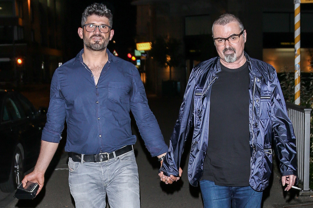 EXCLUSIVE: George Michael seen out and about with his boyfriend, Fadi Fawaz in Zurich, Switzerland. (Picture taken:04/07/2015)

Pictured: Fadi Fawaz and George Michael
Ref: SPL1069923  120715   EXCLUSIVE
Picture by: Splash News

Splash News and Pictures
Los Angeles:310-821-2666
New York:212-619-2666
London:870-934-2666
photodesk@splashnews.com