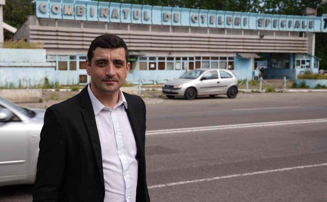 George Simion, la Târgoviște
