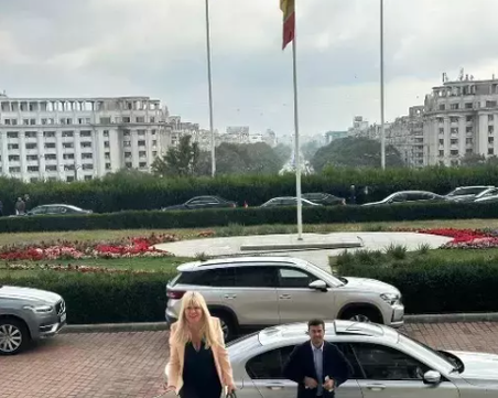 Elena Udrea, prima vizită în Parlament după ce a fost eliberată din închisoare/ sursă foto: Instagram