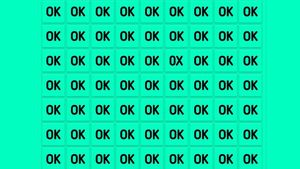 Test de perspicacitate | Găsiți singurul "OK" care nu este ok!