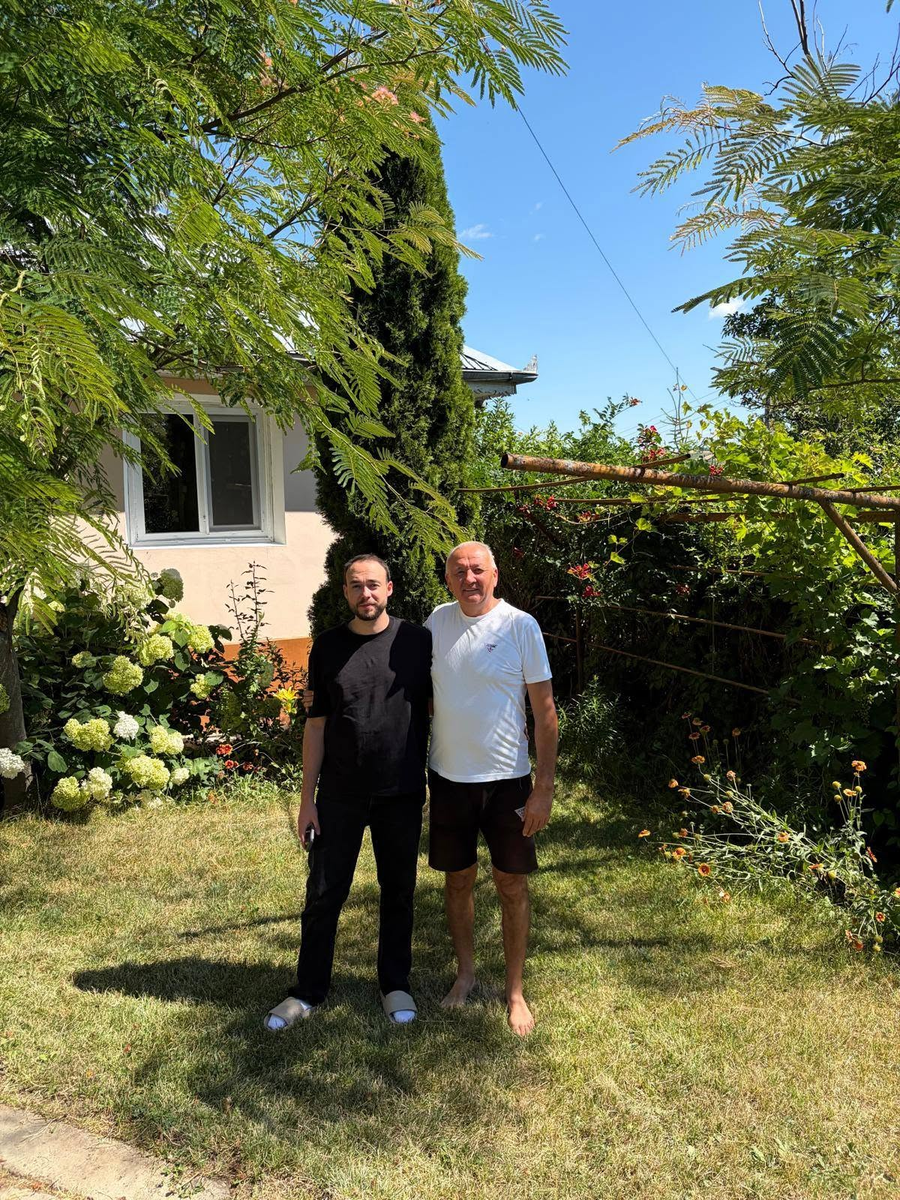 Sorin Chelmu și fiul său
