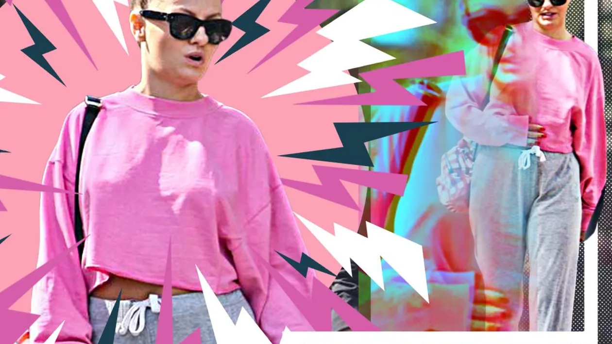 Alexandra Stan a ”patrulat” fără sutien în cartierul milionarilor!