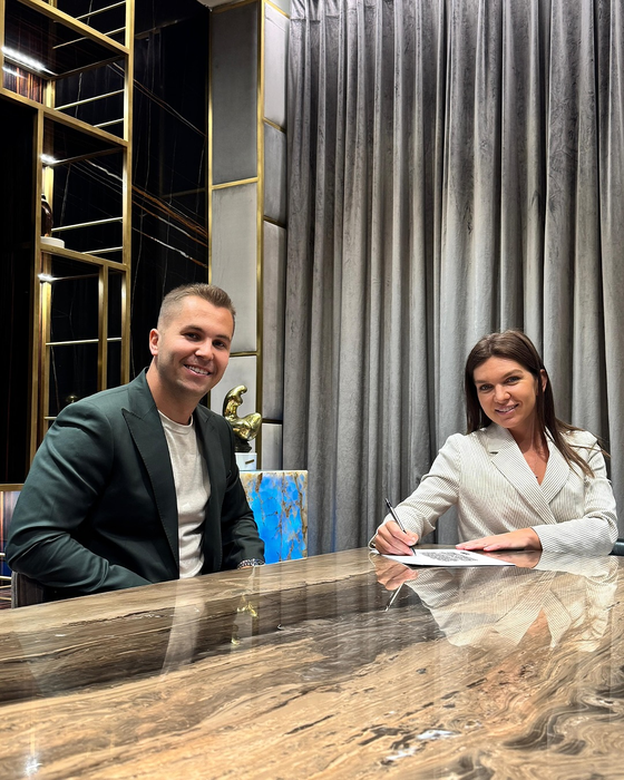 Simona Halep și Patrick Ciorcilă. Sursă: Instagram