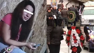 Mihaela, tânăra ucisă de fostul soț, a fost înmormântată. Funeraliile au fost păzite de poliție și jandarmi