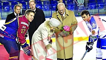 Regina a jucat hochei