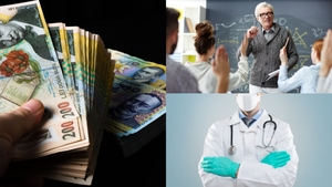 Salarii schimbate pentru bugetari. Cât vor încasa profesorii, medicii, polițiștii și militarii