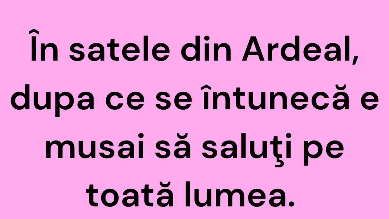 BANCUL ZILEI | Tradiție în Ardeal