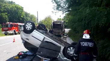 Accident cu 5 răniți, în Hunedoara! Un șofer băut a provocat totul
