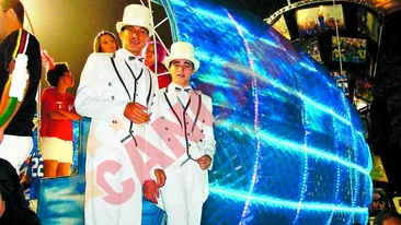Mazare si fiul, premianti la carnavalul de samba!