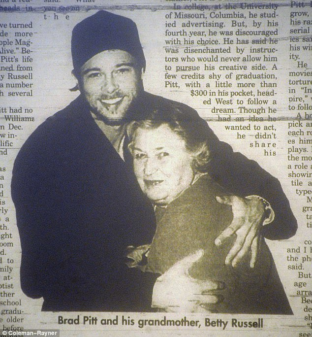 Bunica lui Brad Pitt a murit fără să apuce să-l mai vadă! Actorul a abandonat-o într-un azil acum 10 ani