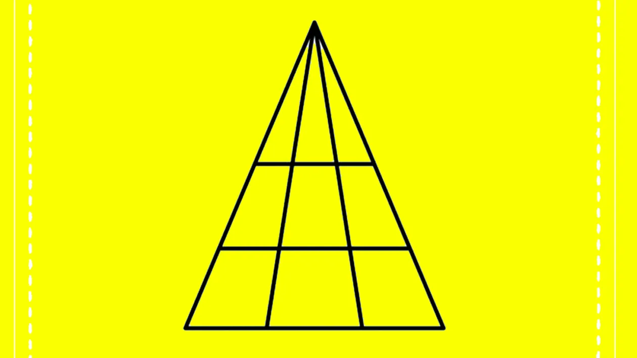 Test de inteligență la care și geniile greșesc | Câte triunghiuri sunt în această imagine, de fapt?