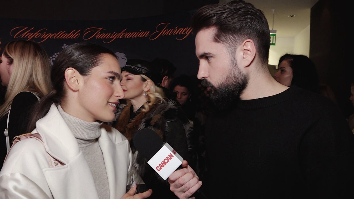 Alexia Eram dezvăluie cine adoarme primul seara la film: "Niciunul. Bine, el, dar depinde ce film și care e mai obosit, da!" (Foto: captură video)