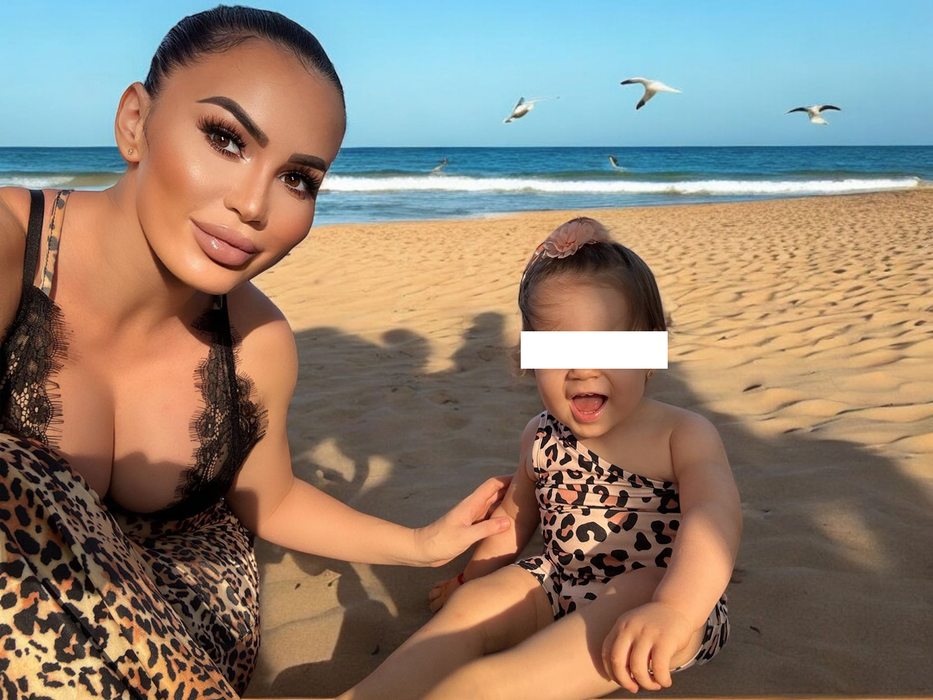 Bianca Pop a lăsat viața de huzur și se ocupa de fiica ei