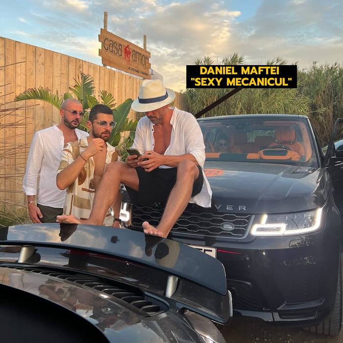 Daniel Maftei, alături de amici, în vacanță
