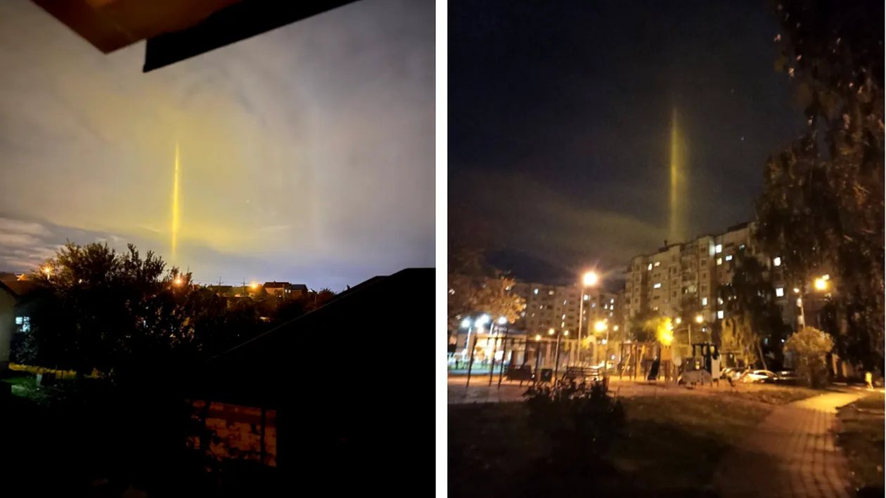 Apariția unor „stâlpi luminoși” pe cer a creat isterie în Rusia. Oamenii au crezut că sunt atacați