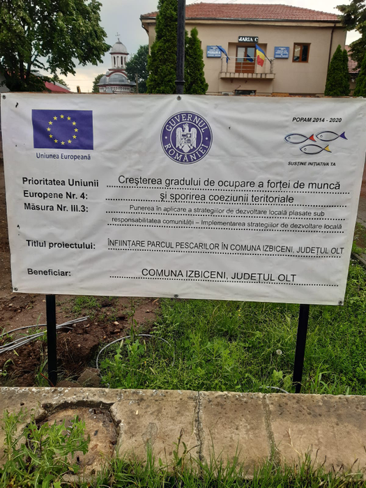 Primăria unei comune de legumicultori a obținut fonduri europene pentru un parc al... pescarilor
