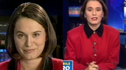Cine i-a făcut Andreei Esca celebrul sacou roşu din prima transmisie PRO TV cu „Bună ziua, România, bună ziua, București”. E un designer celebru. VIDEO