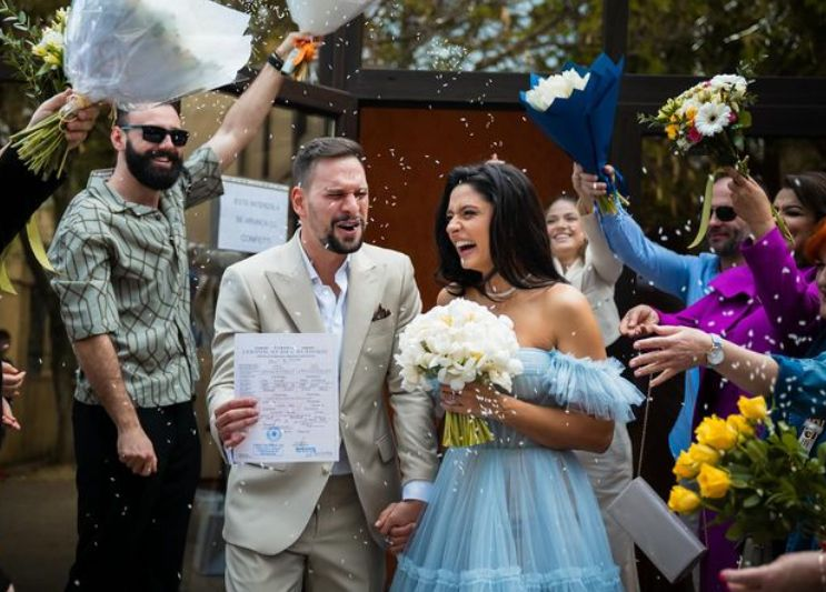 Oana Moșneagu și Vlad Gherman s-au căsătorit civil și religios/ sursă foto: Instagram