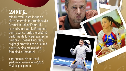 Prosport 25 – 2013. Mihai Covaliu, inclus în Hall of Fame-ul scrimei! Excepționala ascensiune a unui antrenor: Laurențiu Reghecampf. Gino Iorgulescu, ales președinte la LPF!