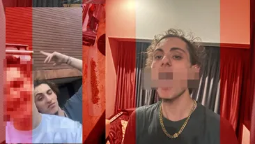 Noi imagini șocante cu Vlad Pascu și un alt băiat de bani gata. Prafuri albe înghițite cu pumnul și pistoale în arsenalul celor doi