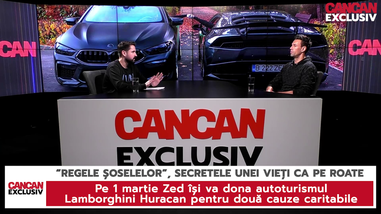 ZED se dedică afacerilor sale, precum și campaniei cu Tshirt Factory, care încă se află în desfășurare până la 1 martie, când ZED își donează Lamborghiniul Huracan pentru două cauze umanitare (Foto: captură video)