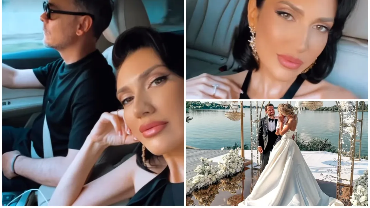Cum au apărut Daliana Răducan și Răzvan Simion la nunta lui Dani Oțil și a Gabrielei Prisăcariu? Bruneta a atras toate privirile