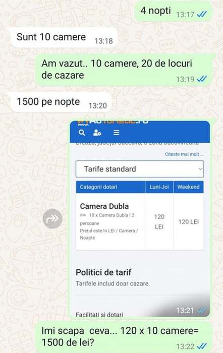 Oferta primită de o româncă după ce a vrut să închirieze o pensiune în Bucovina. A rămas perplexă