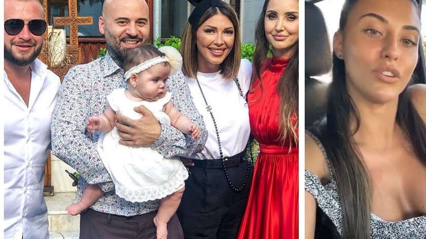 Matteo și iubita lui și-au botezat fetița! Elena Neagu a atras toate privirile cu rochia ei, iar Antonia și Ilinca Vandici nu au trecut neobservate