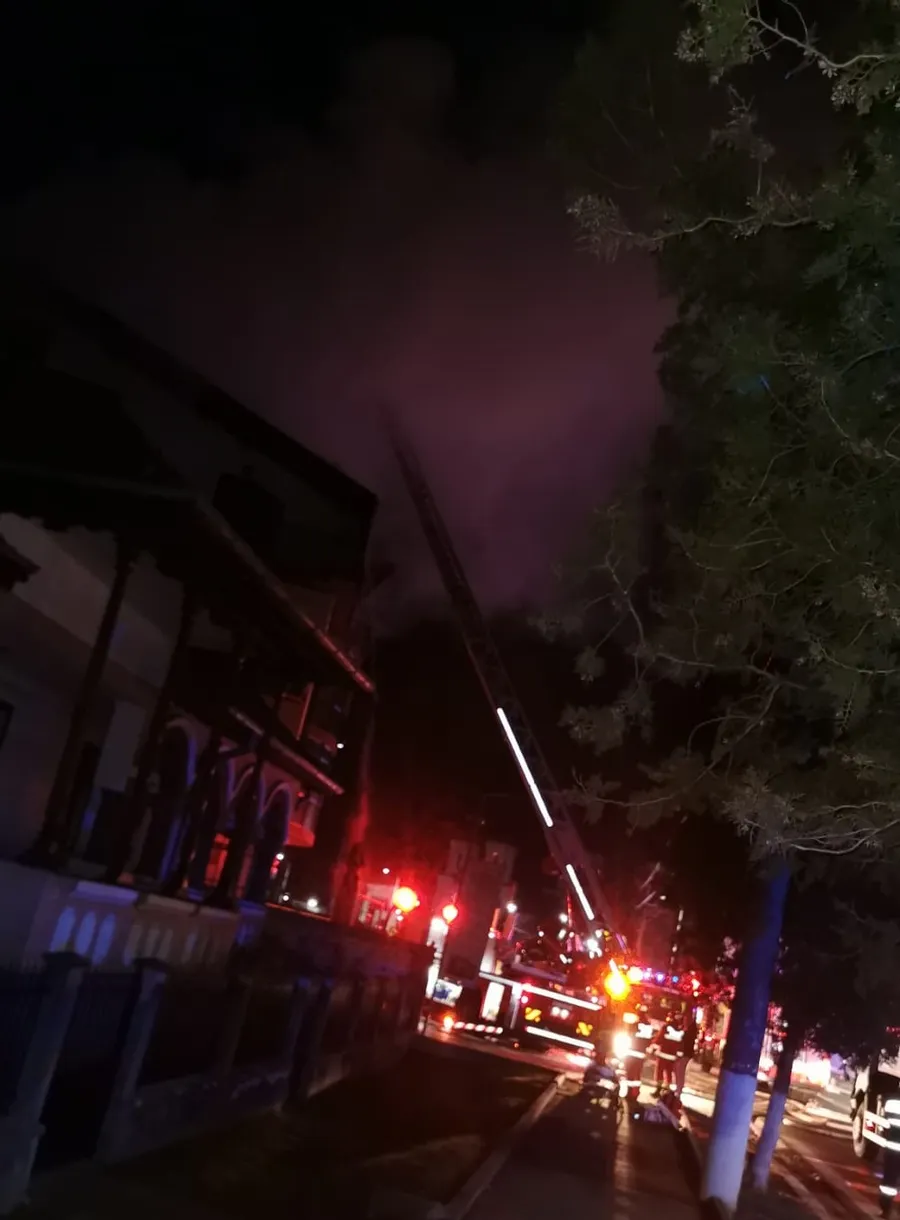 Incendiu la o pensiune din Călimănești2